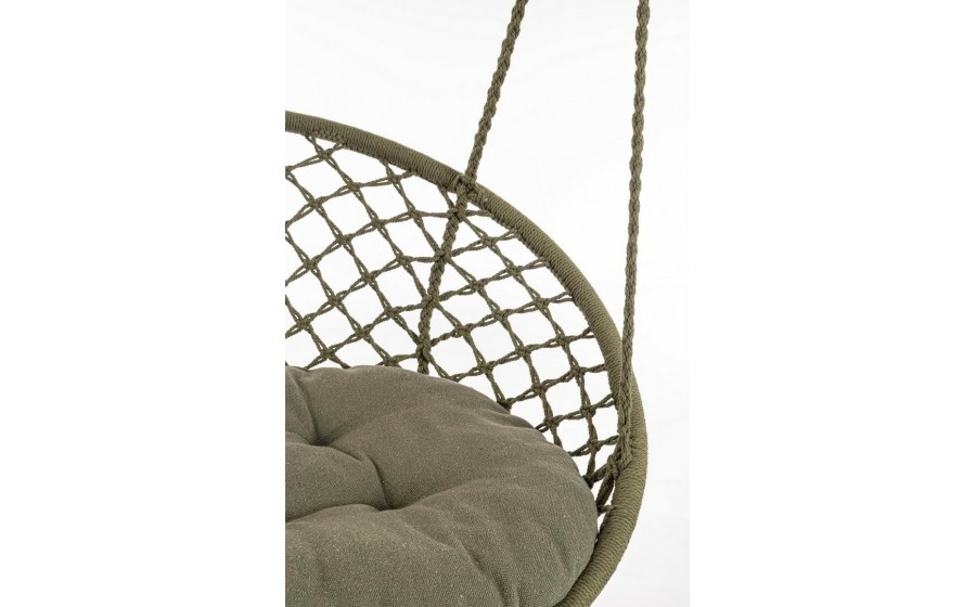 BIZZOTTO fotel wiszący ogrodowy JAVIER zielony