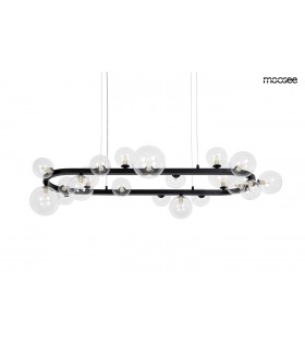 MOOSEE lampa wisząca ALURE OVAL 120  czarna