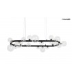 MOOSEE lampa wisząca ALURE OVAL 120  czarna