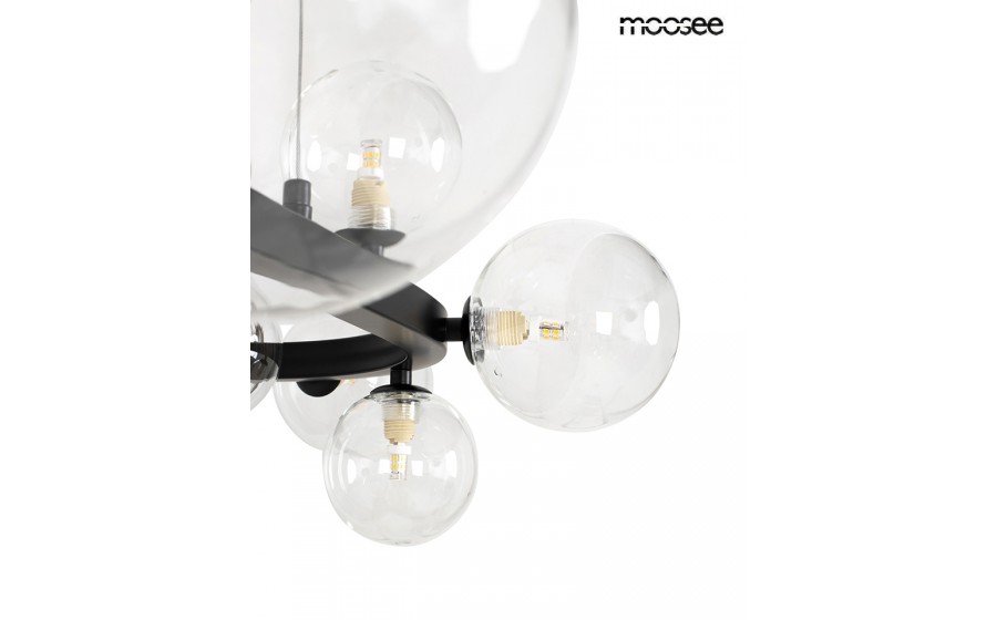 MOOSEE lampa wisząca ALURE OVAL 120  czarna