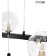 MOOSEE lampa wisząca ALURE OVAL 120  czarna