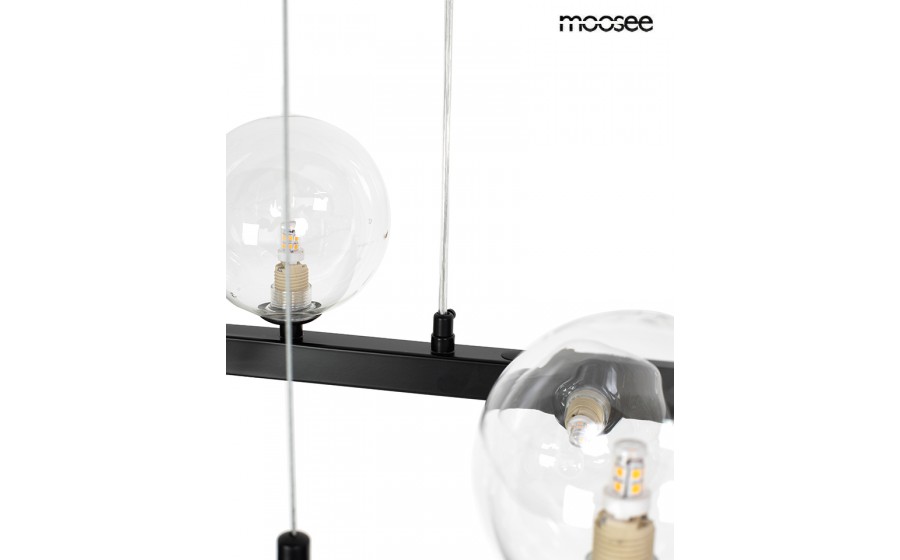 MOOSEE lampa wisząca ALURE OVAL 120  czarna