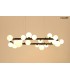 MOOSEE lampa wisząca ALURE OVAL 120  czarna/mleczna