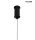 MOOSEE lampa wisząca ALURE OVAL 120  czarna/mleczna