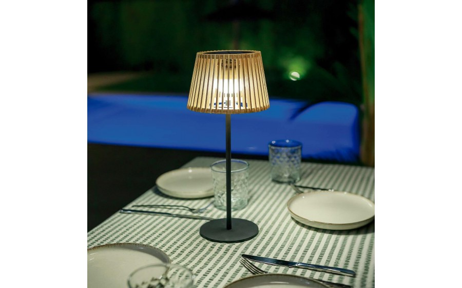 NEW GARDEN lampa stołowa OKINAWA SOLAR  & BATTERY