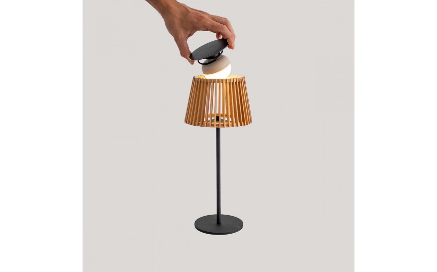 NEW GARDEN lampa stołowa OKINAWA SOLAR  & BATTERY