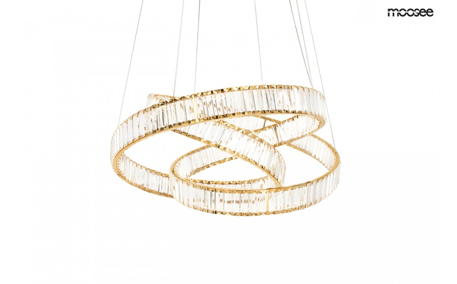 MOOSEE lampa wisząca WAVE 80 złota