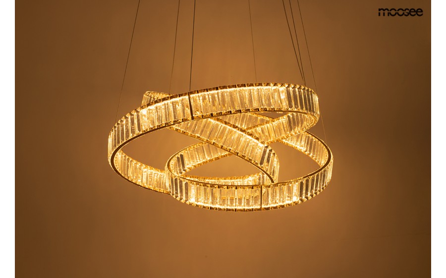 MOOSEE lampa wisząca WAVE 80 złota