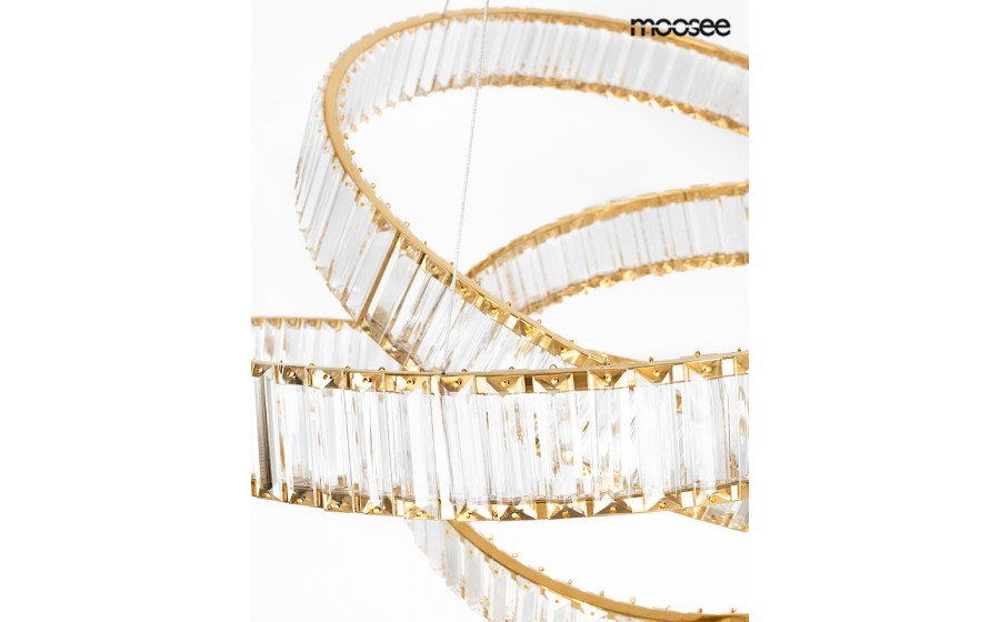 MOOSEE lampa wisząca WAVE 80 złota