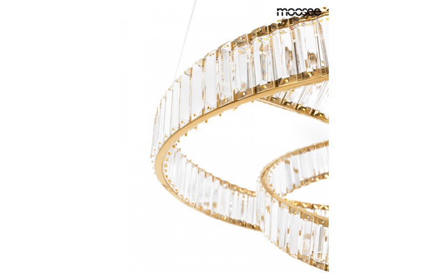 MOOSEE lampa wisząca WAVE 80 złota
