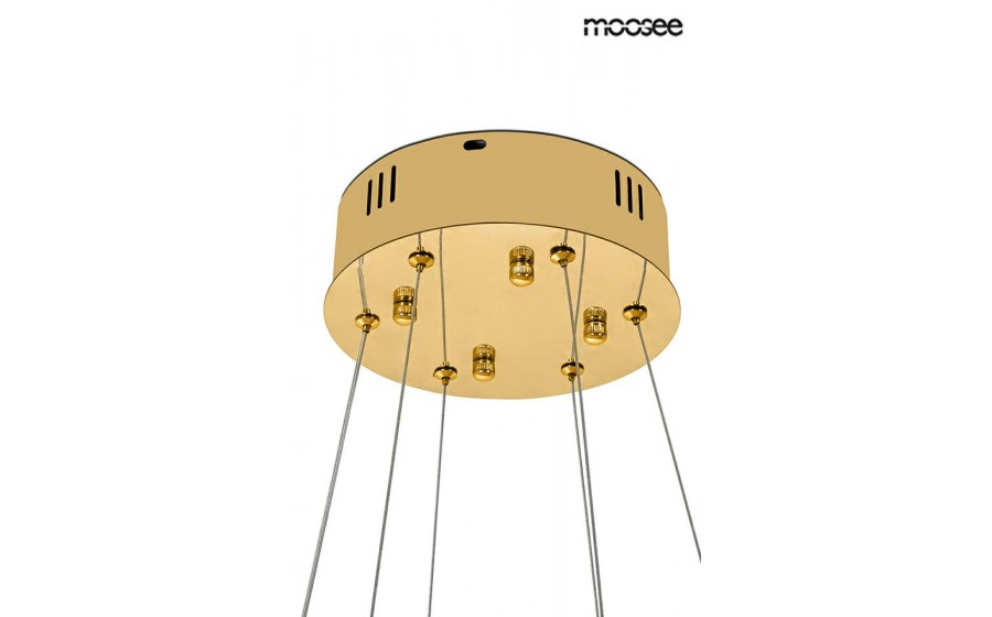 MOOSEE lampa wisząca WAVE 80 złota