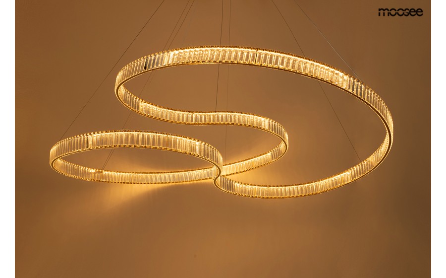 MOOSEE lampa wisząca WAVE 160A złota