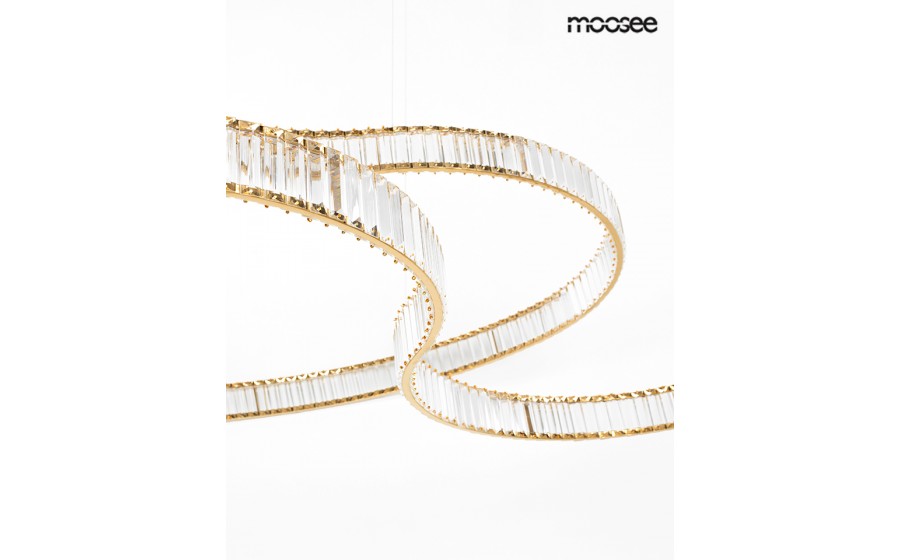 MOOSEE lampa wisząca WAVE 160A złota
