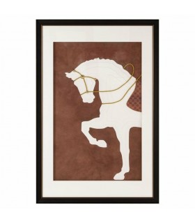 RICHMOND obraz BLAZER 120,5x80,5 cm  brązowy