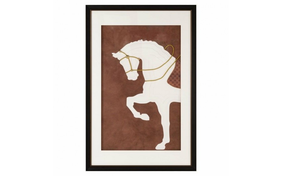 RICHMOND obraz BLAZER 120,5x80,5 cm  brązowy