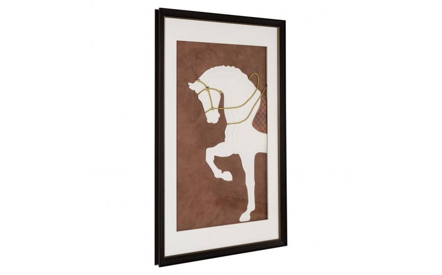 RICHMOND obraz BLAZER 120,5x80,5 cm  brązowy