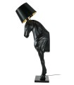 MOOSEE lampa podłogowa KOŃ HORSE STAND  M czarna - włókno szklane