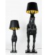 MOOSEE lampa podłogowa KOŃ HORSE STAND  M czarna - włókno szklane