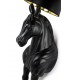MOOSEE lampa podłogowa KOŃ HORSE STAND  M czarna - włókno szklane
