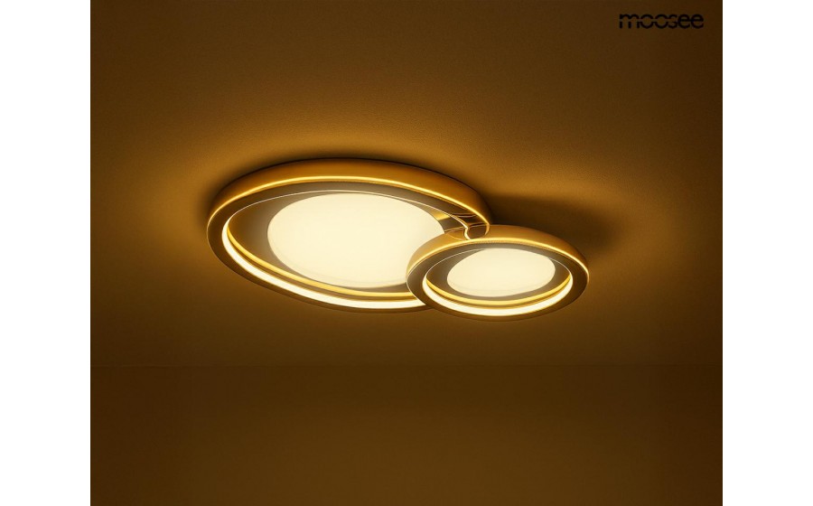 MOOSEE lampa sufitowa / plafon CELL 2  złota