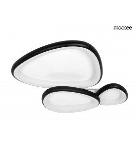 MOOSEE lampa sufitowa / plafon AREA 3  czarna