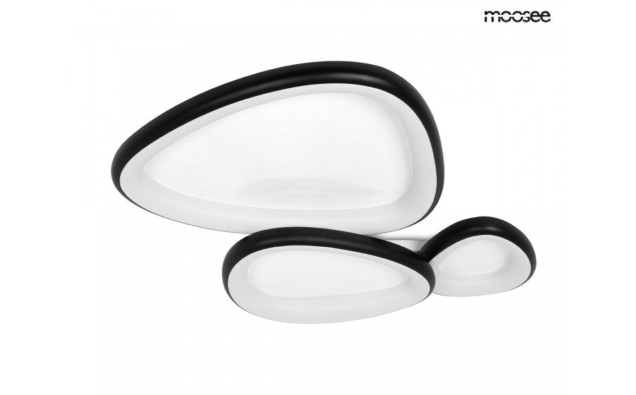 MOOSEE lampa sufitowa / plafon AREA 3  czarna