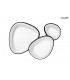 MOOSEE lampa sufitowa / plafon AREA 3  czarna