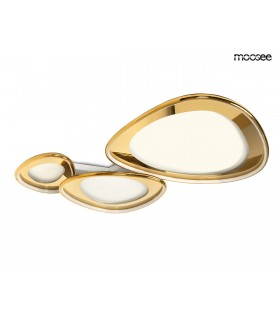 MOOSEE lampa sufitowa / plafon CELL 3  złota