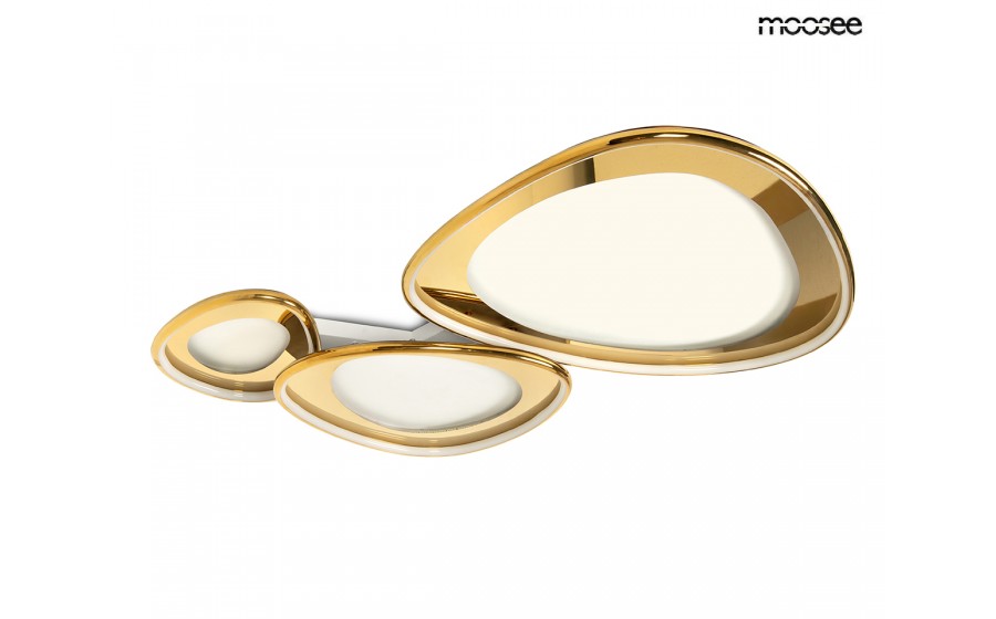 MOOSEE lampa sufitowa / plafon CELL 3  złota