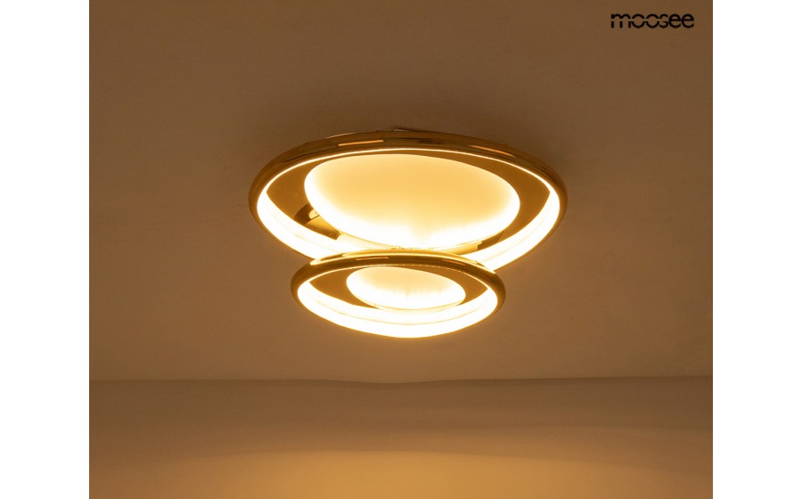 MOOSEE lampa sufitowa / plafon CELL 2  złota