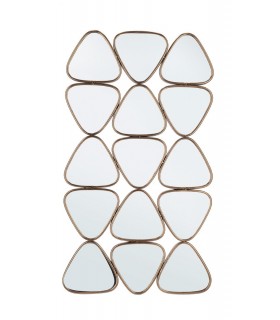BIZZOTTO lustro ścienne HANIMA 63,5x112  złote