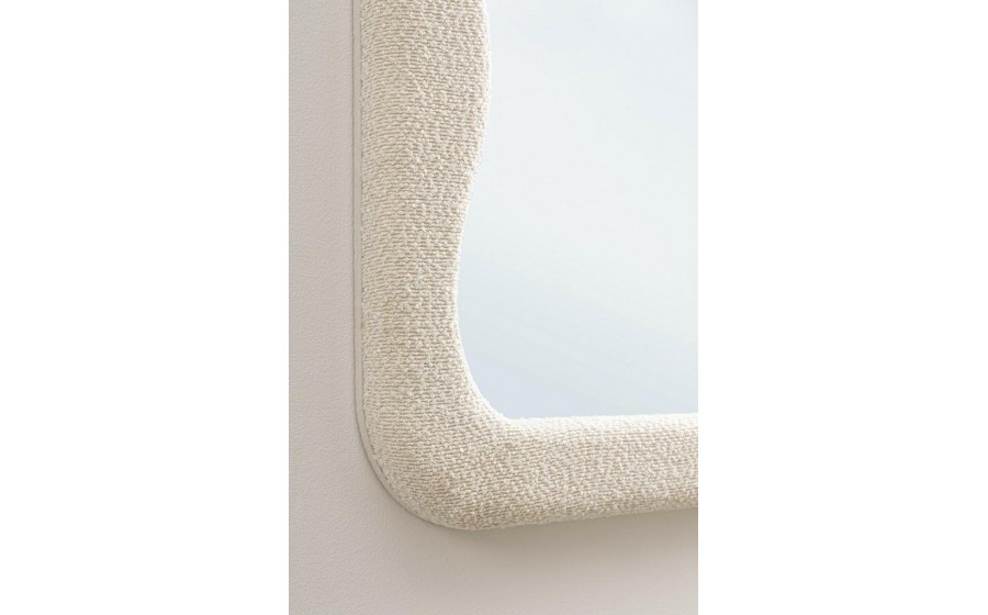 BIZZOTTO lustro ścienne BOUCLÉ 60x160 cm  białe