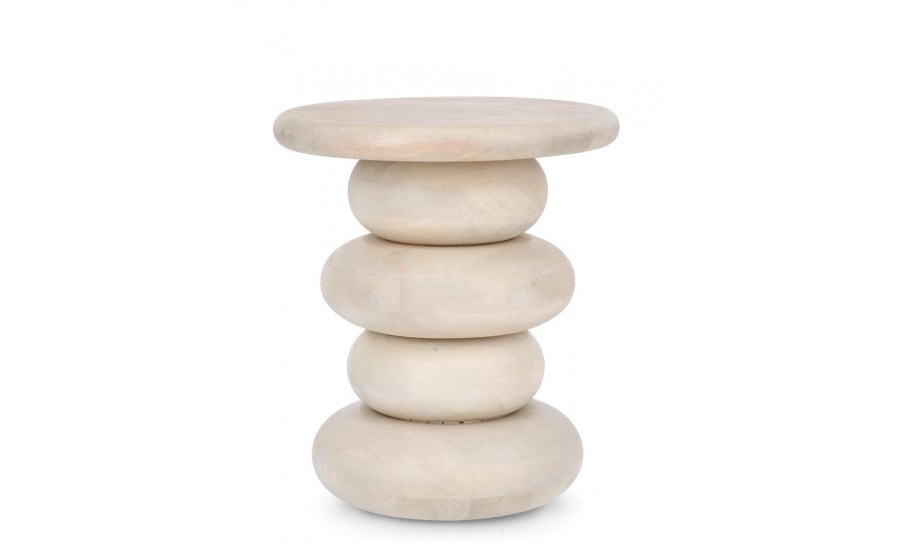 BIZZOTTO stolik kawowy LOPEZ 40 beżowy