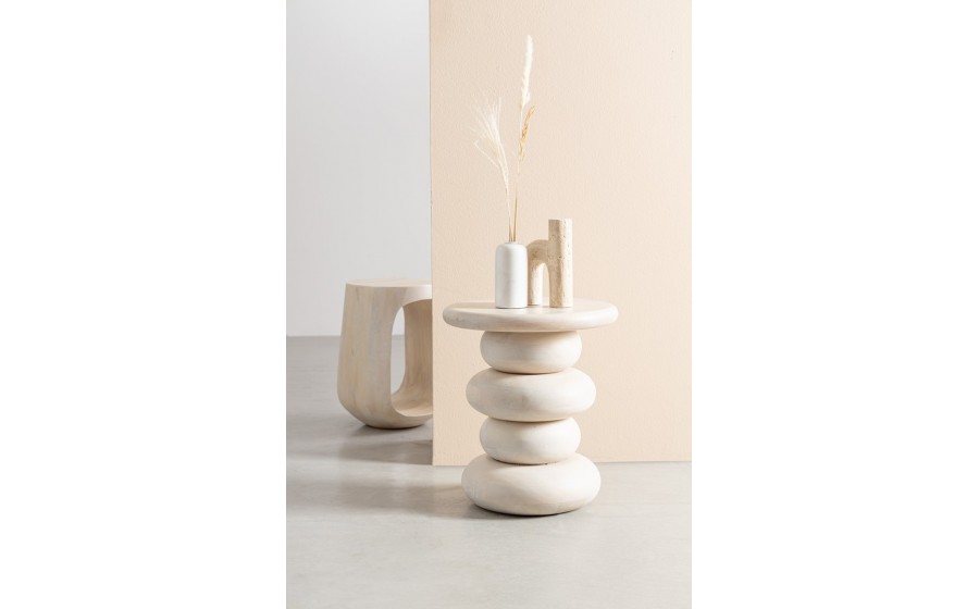 BIZZOTTO stolik kawowy LOPEZ 40 beżowy