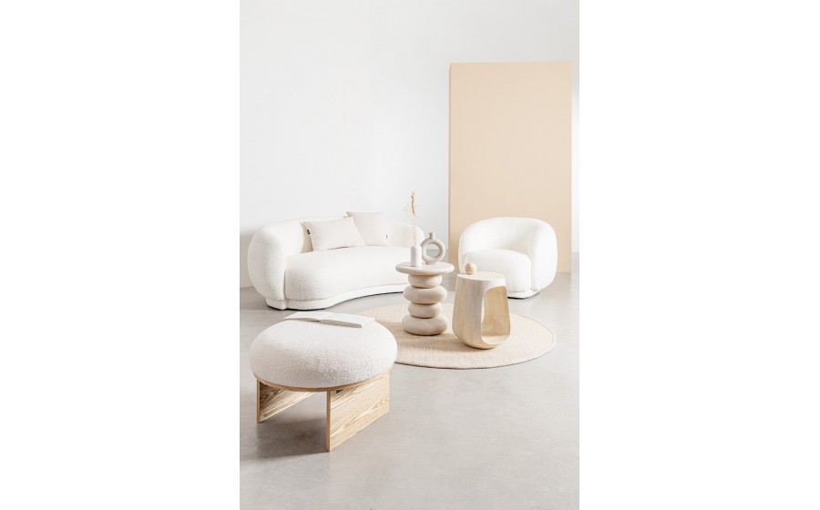 BIZZOTTO stolik kawowy LOPEZ 40 beżowy