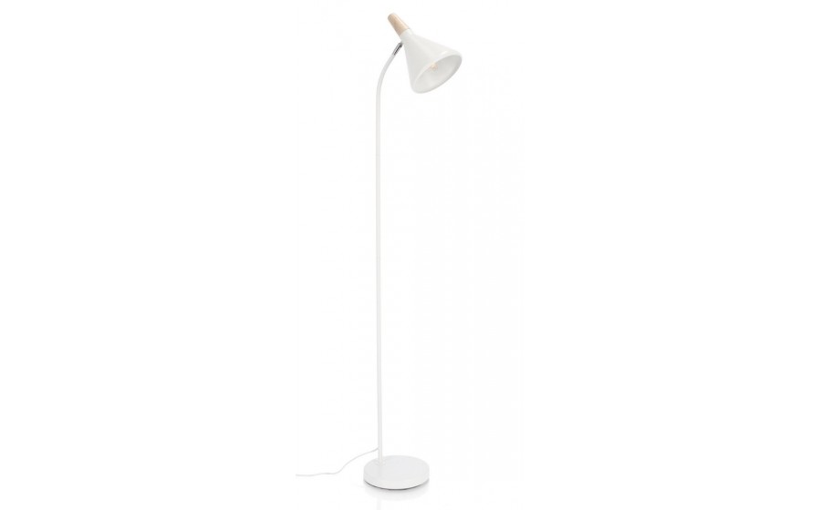 BIZZOTTO lampa podłogowa BRILL biała
