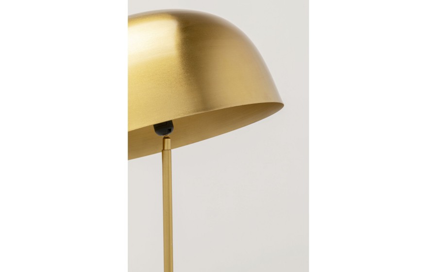 KARE lampa podłogowa LOUNGY 160 cm złota