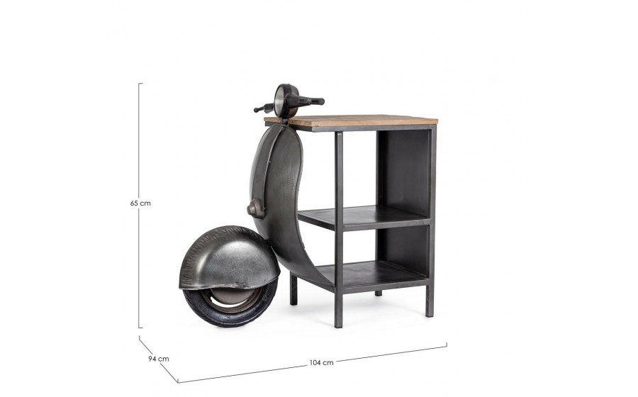 BIZZOTTO barek VESPA szary