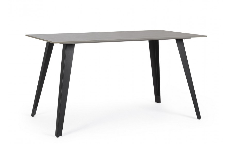 BIZZOTTO stół jadalniany ARJETA 140x80  czarny
