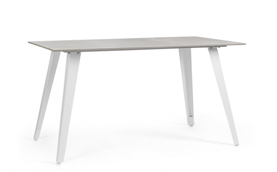 BIZZOTTO stół jadalniany ARJETA 140x80  biały