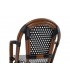 Expo Krzesło ogrodowe CAFE PARIS ARM brązowe rattan