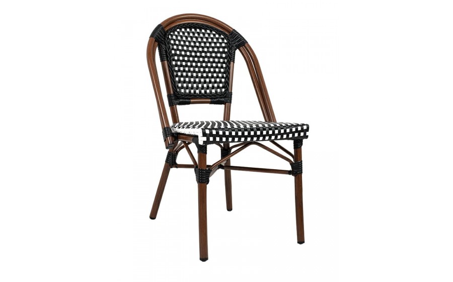 Expo Krzesło ogrodowe CAFE PARIS brązowe rattan