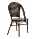 Expo Krzesło ogrodowe CAFE PARIS brązowe rattan