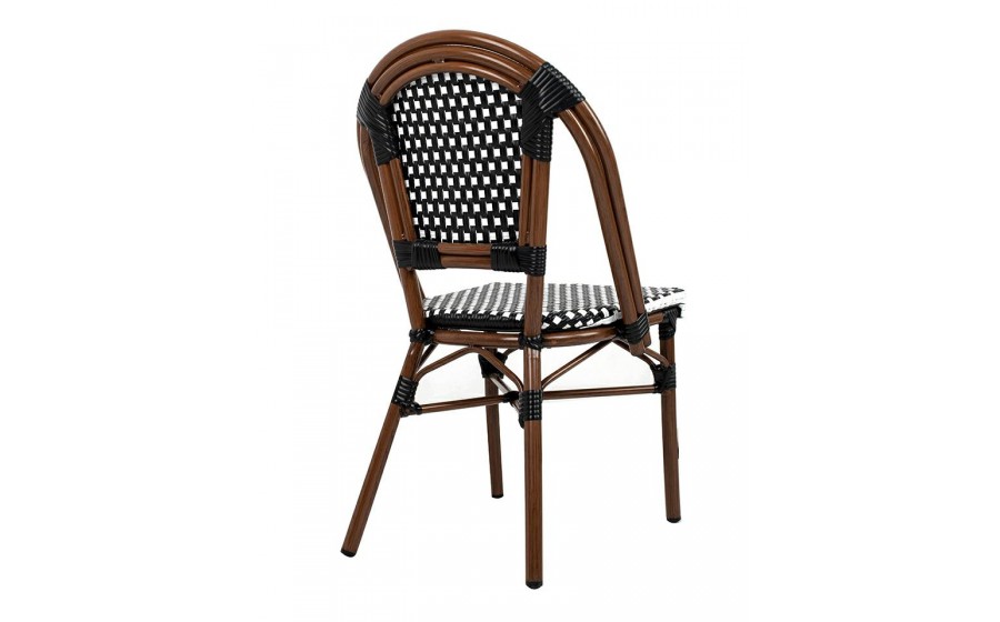 Expo Krzesło ogrodowe CAFE PARIS brązowe rattan