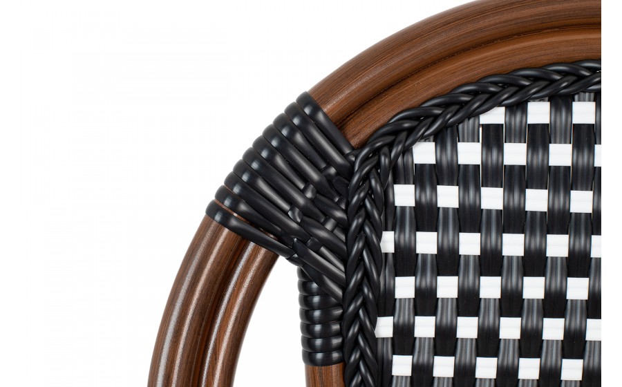 Expo Krzesło ogrodowe CAFE PARIS brązowe rattan