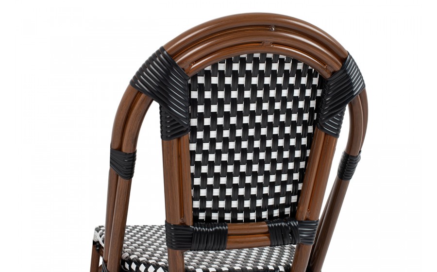 Expo Krzesło ogrodowe CAFE PARIS brązowe rattan