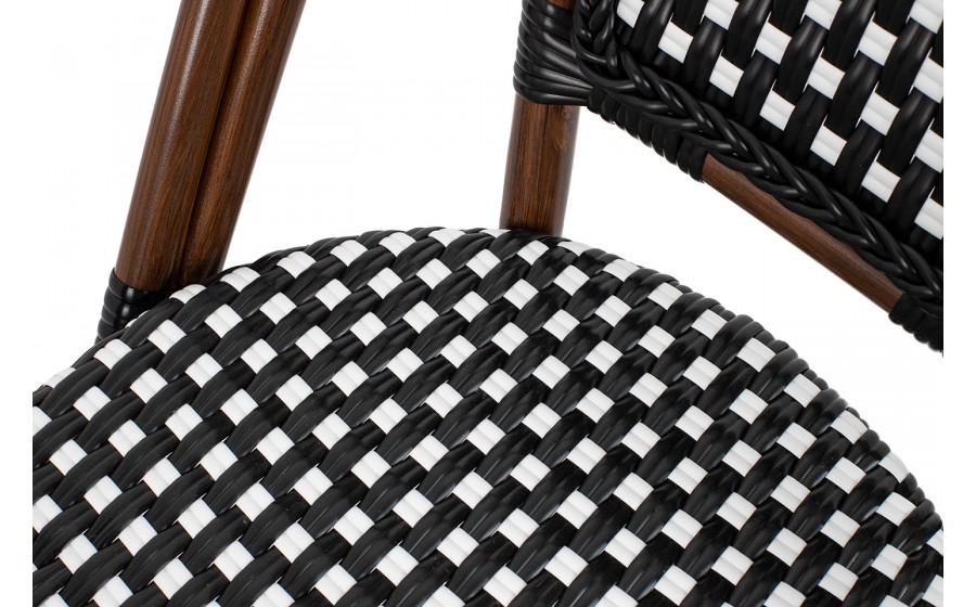 Expo Krzesło ogrodowe CAFE PARIS brązowe rattan