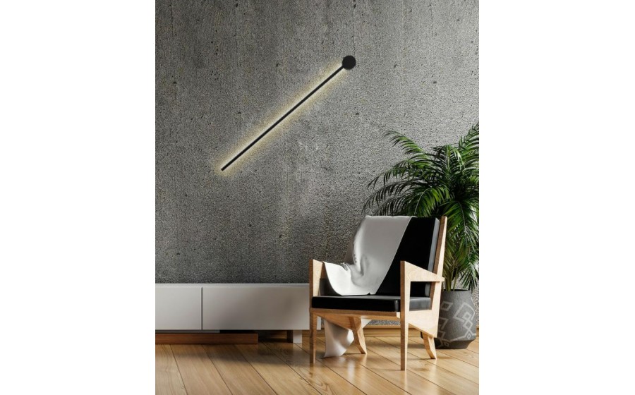 Expo MOOSEE lampa ścienna OMBRE 60 czarna