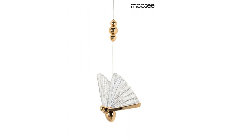 Expo MOOSEE lampa wisząca BUTTERFLY M złota