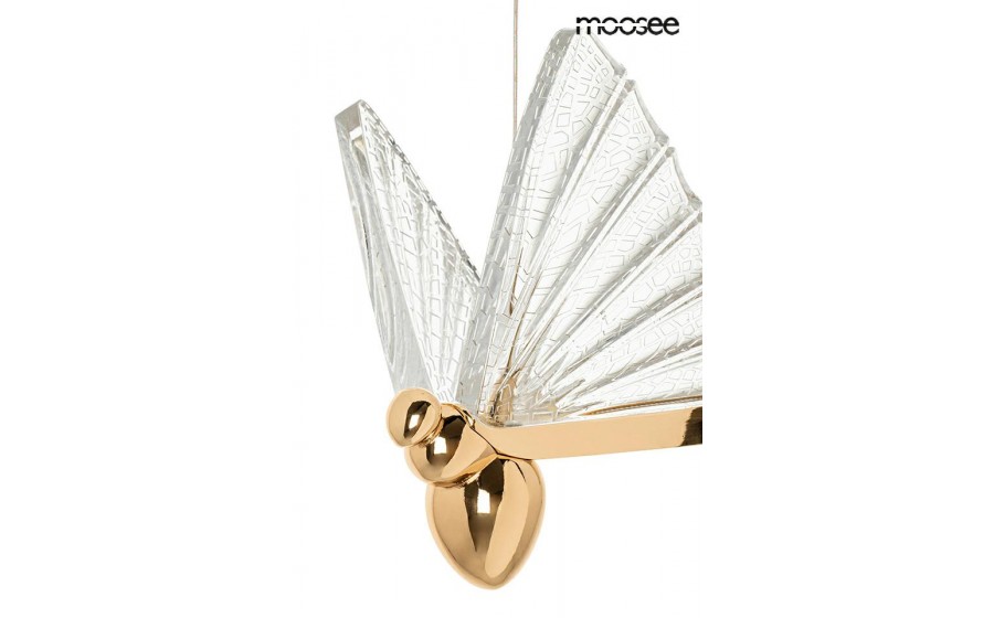 Expo MOOSEE lampa wisząca BUTTERFLY M złota